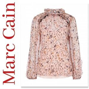 NWOT Marc Cain Sheer Blouse